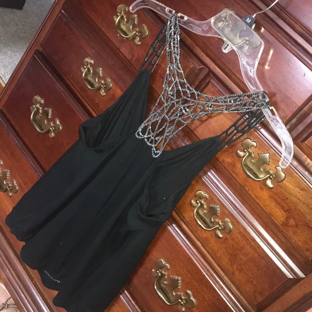 Express black tank top